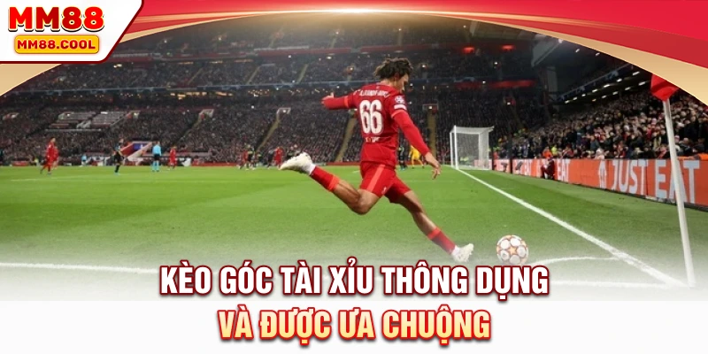 Kèo góc tài xỉu thông dụng và được ưa chuộng